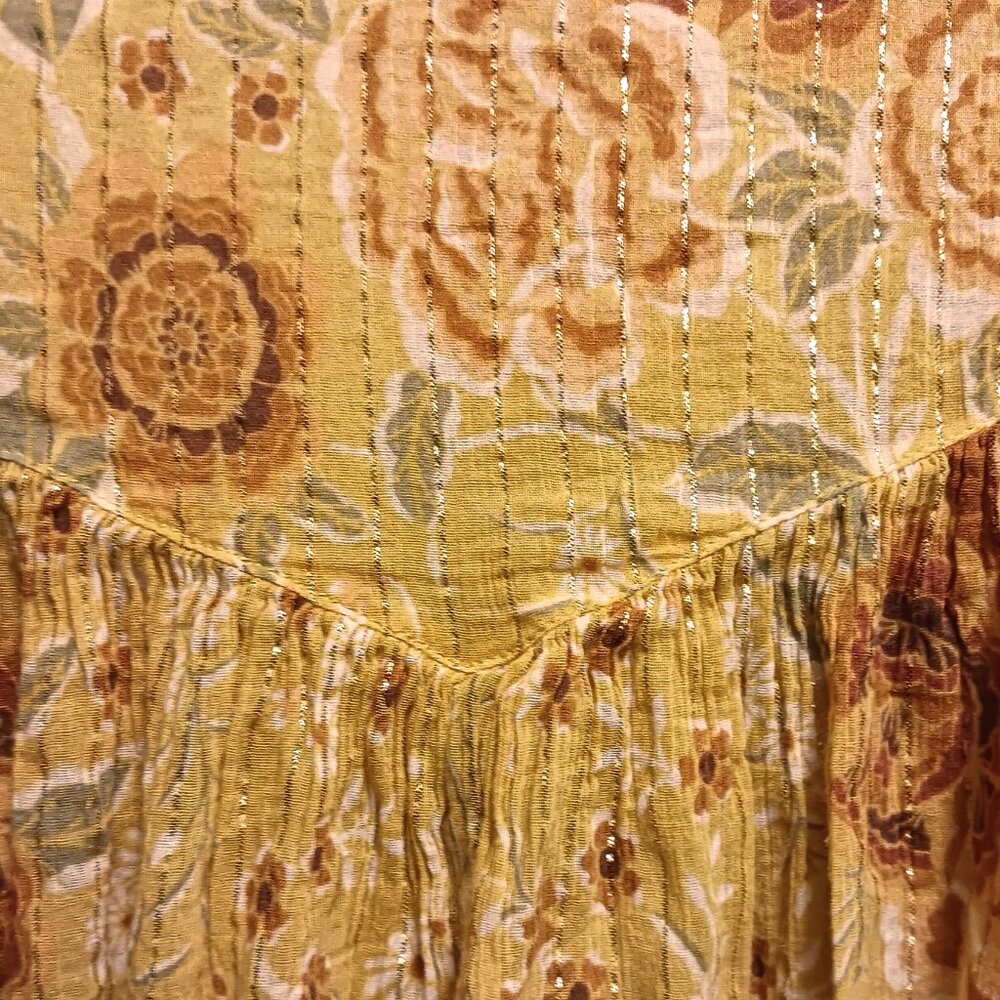 Spell & The Gypsy gold boho skirt - excellent condition size small - Picture 6 of 7